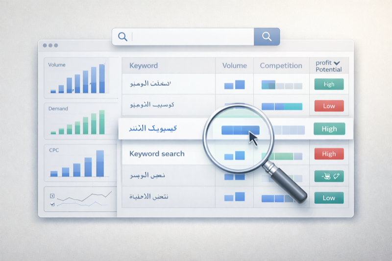 تحليل الكلمات المفتاحية